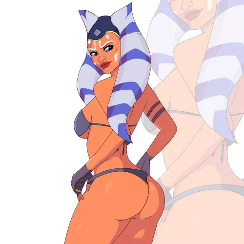Ahsoka showing off her new outfit (fiveklaus) [star wars] by darkrobbe1