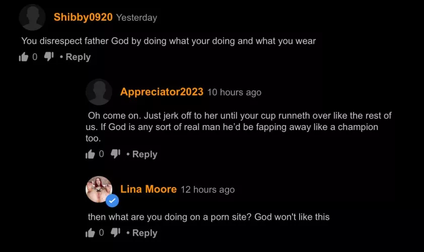 Blasphemous anal masturbation. At least she didn’t say Jehovah! by Gratefulmale