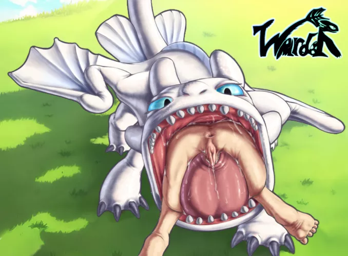 {image} light fury vore girl [httyd] [nubless] art by me (Ward0r) by Ward0rArts