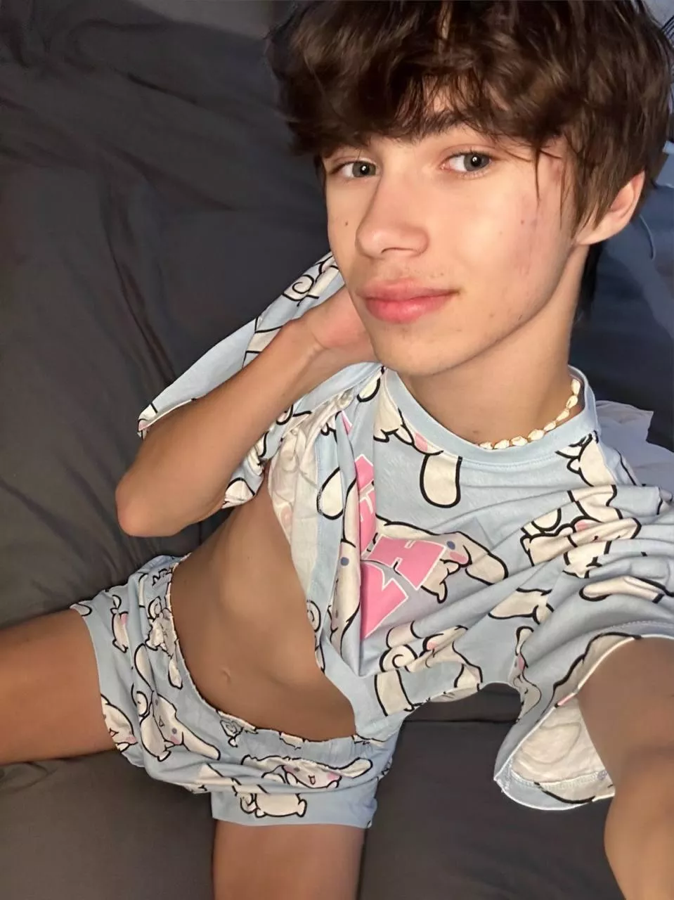 my sleep outfit they said im not ''MEN'' enough if i go to sleep like that what do you think? posted by yourcutetreat