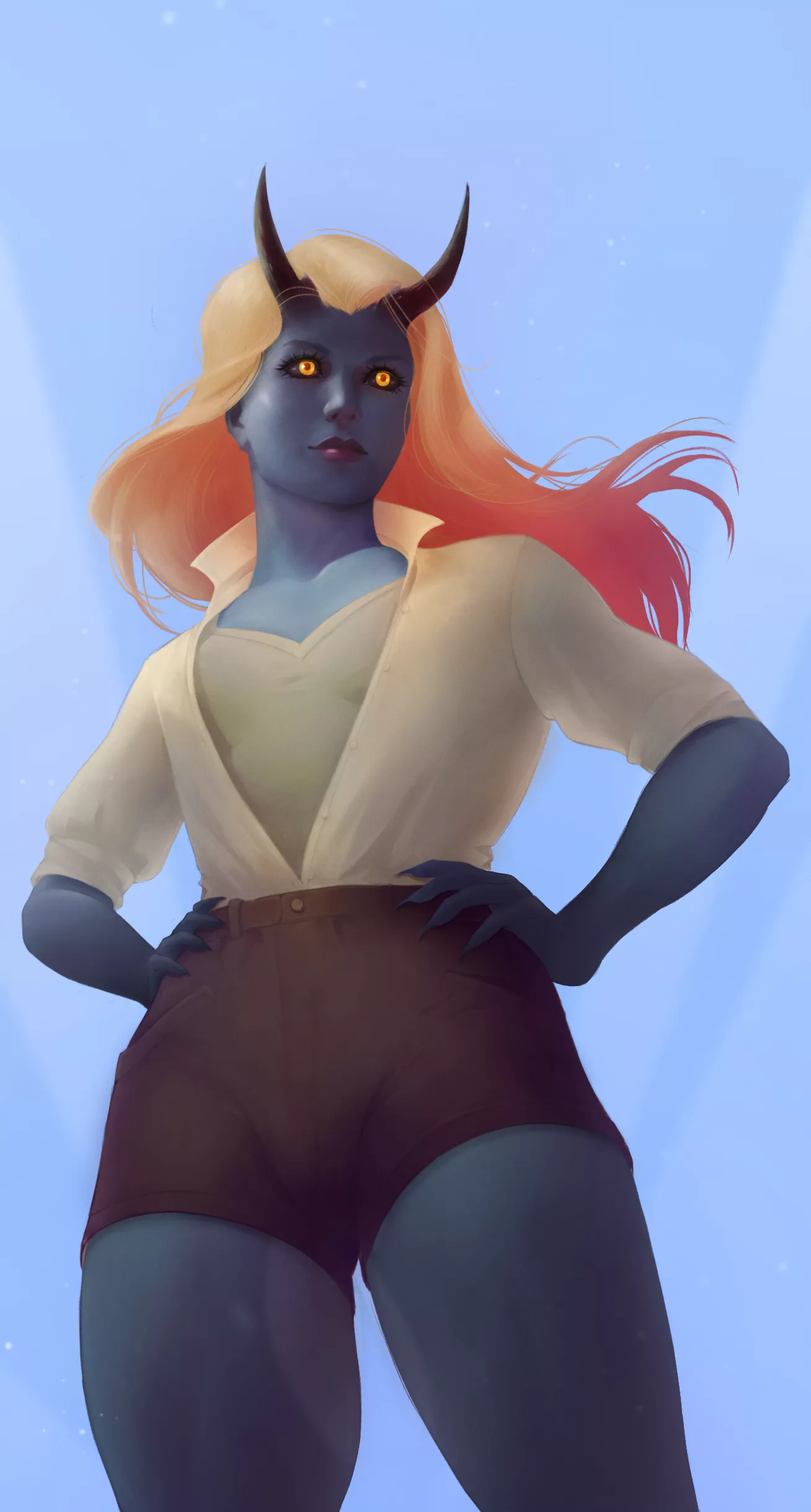 [OC][Comm] Alert hot single tiefling in your Chult! posted by Hegval