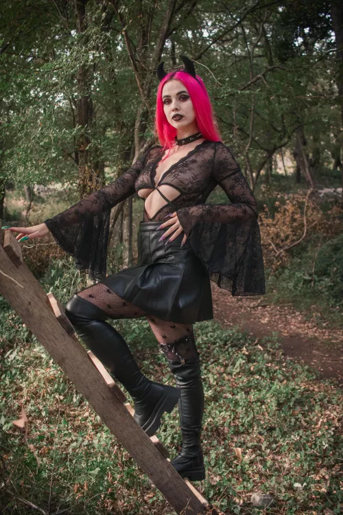So sexy gothic devil by CharmingMistress