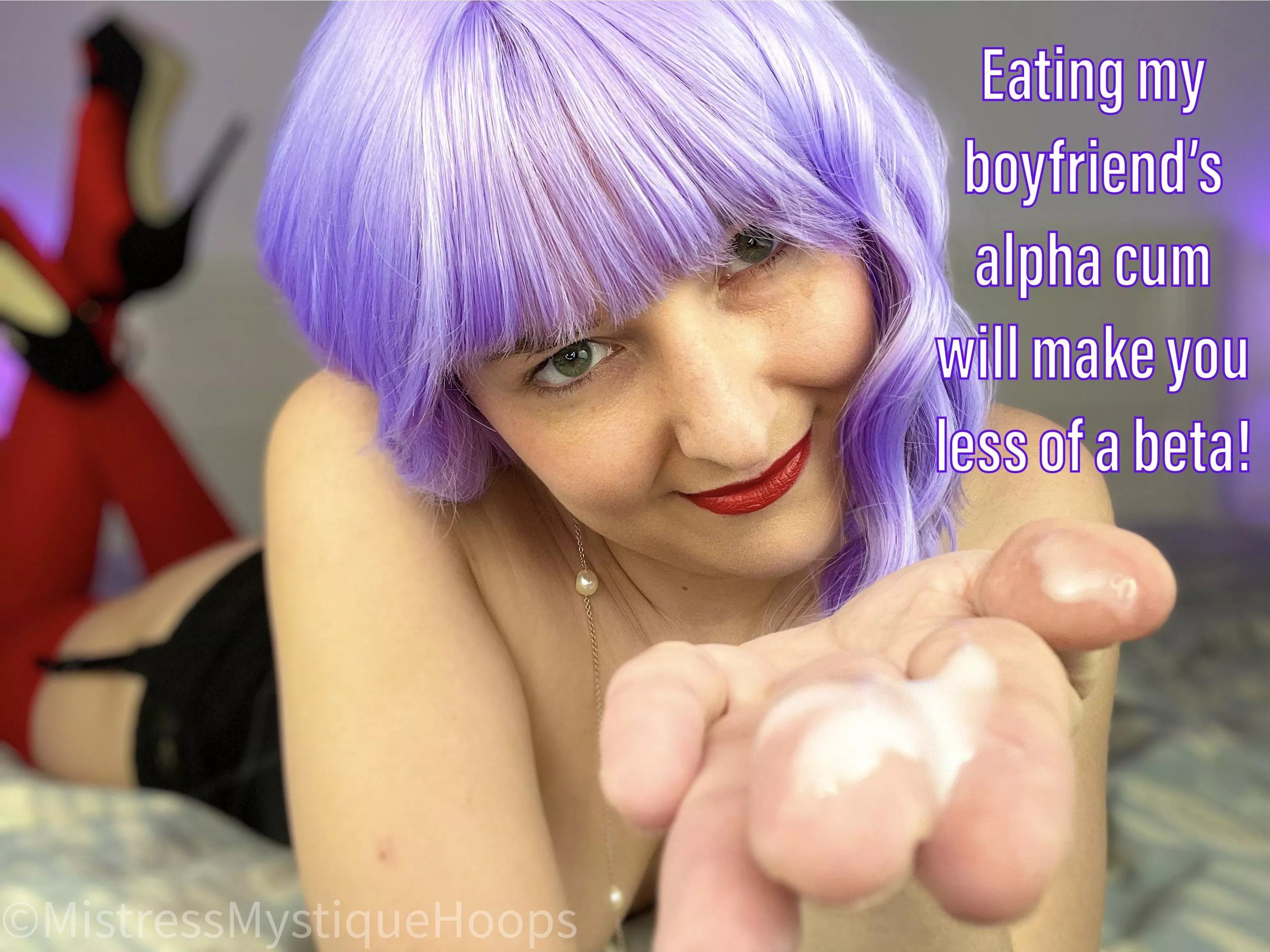 So you'll need to eat a lot! posted by MistressMystiqueHoop