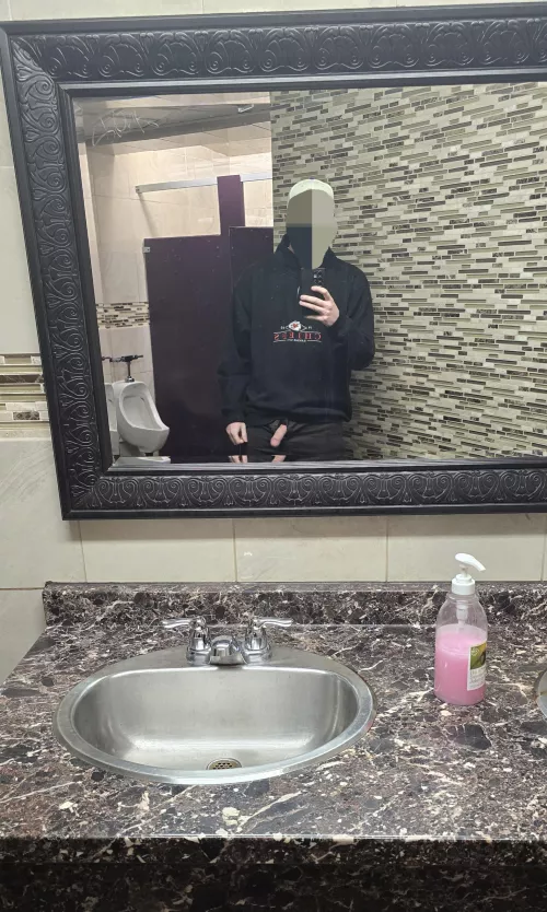 Some times you have to take your dick out in the restaurant bathroom 💦🍆 by Known-Hat-9778