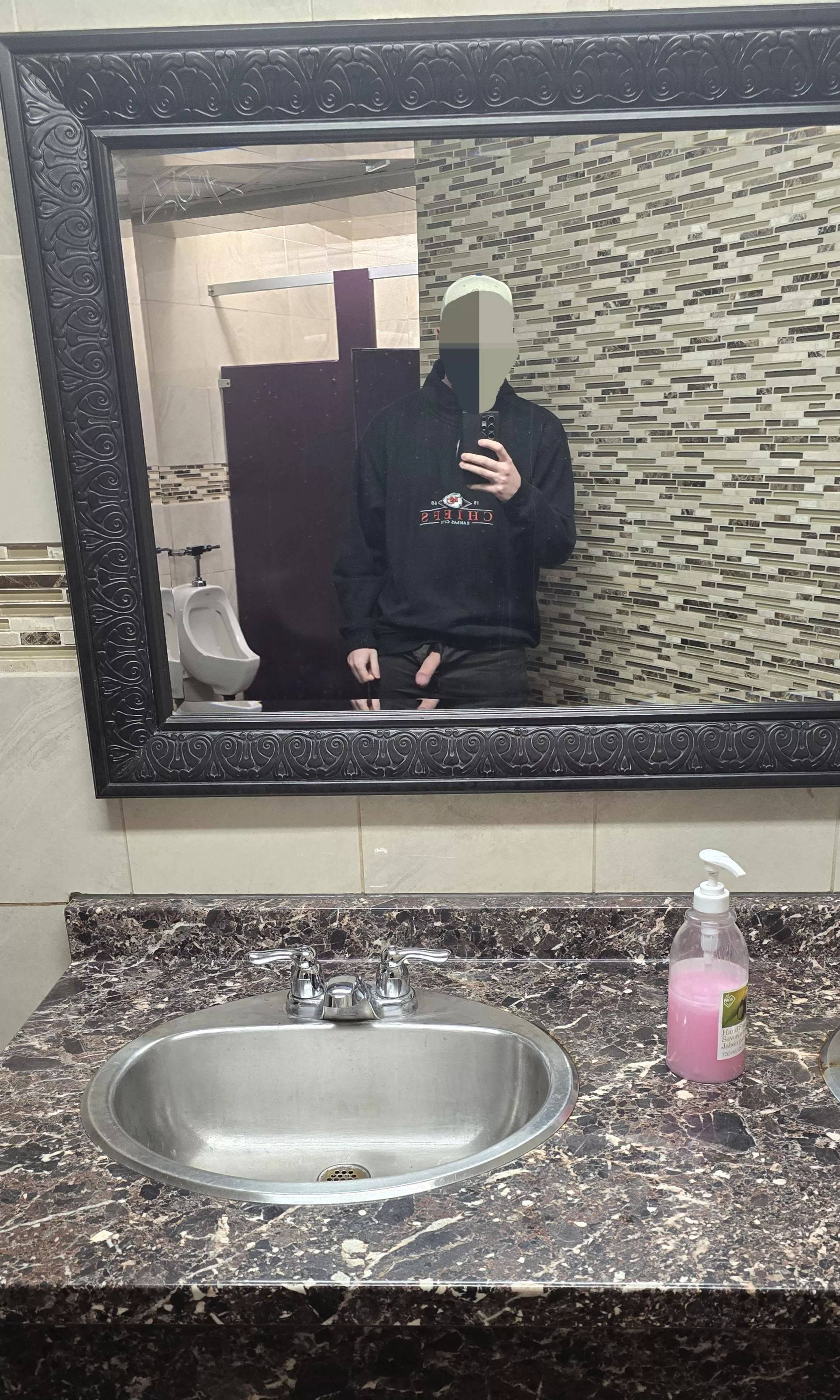 Some times you have to take your dick out in the restaurant bathroom 💦🍆 posted by Known-Hat-9778