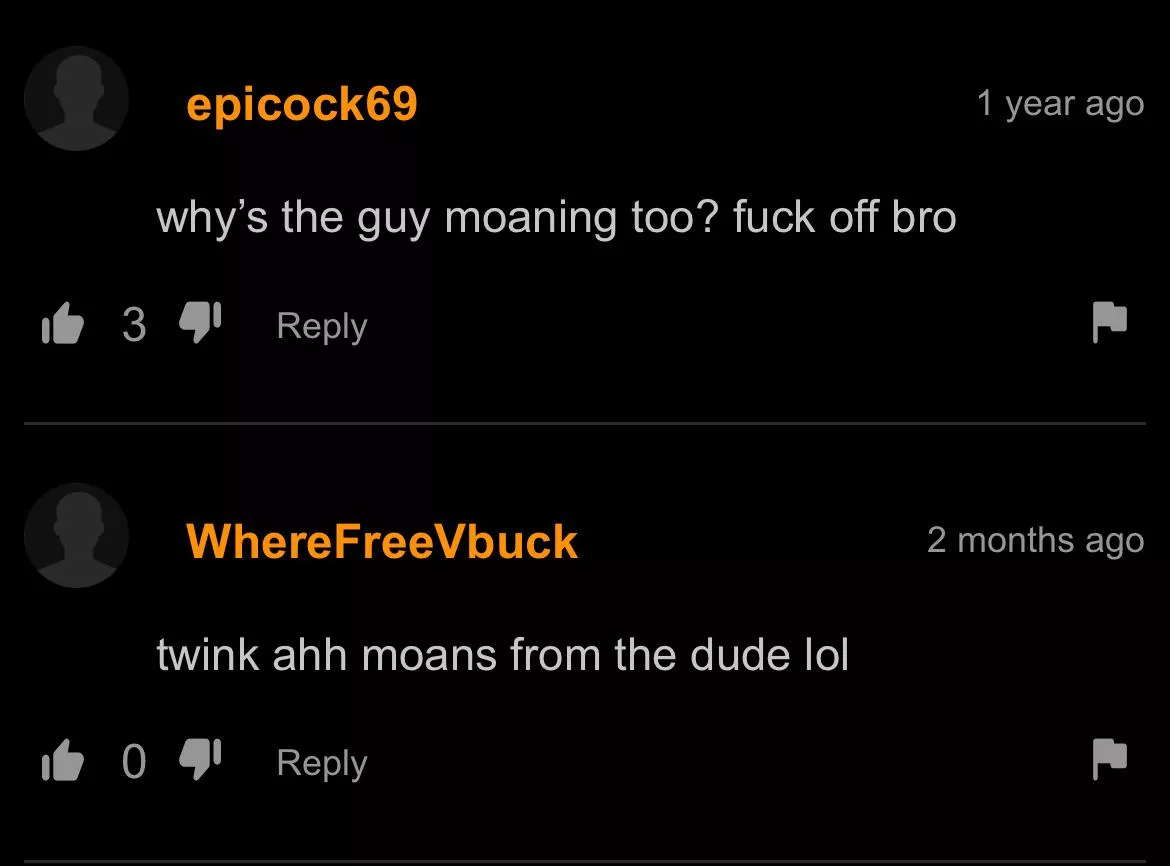 Tbf he was moaning more than the girl posted by TheOneAndOnlyFarto