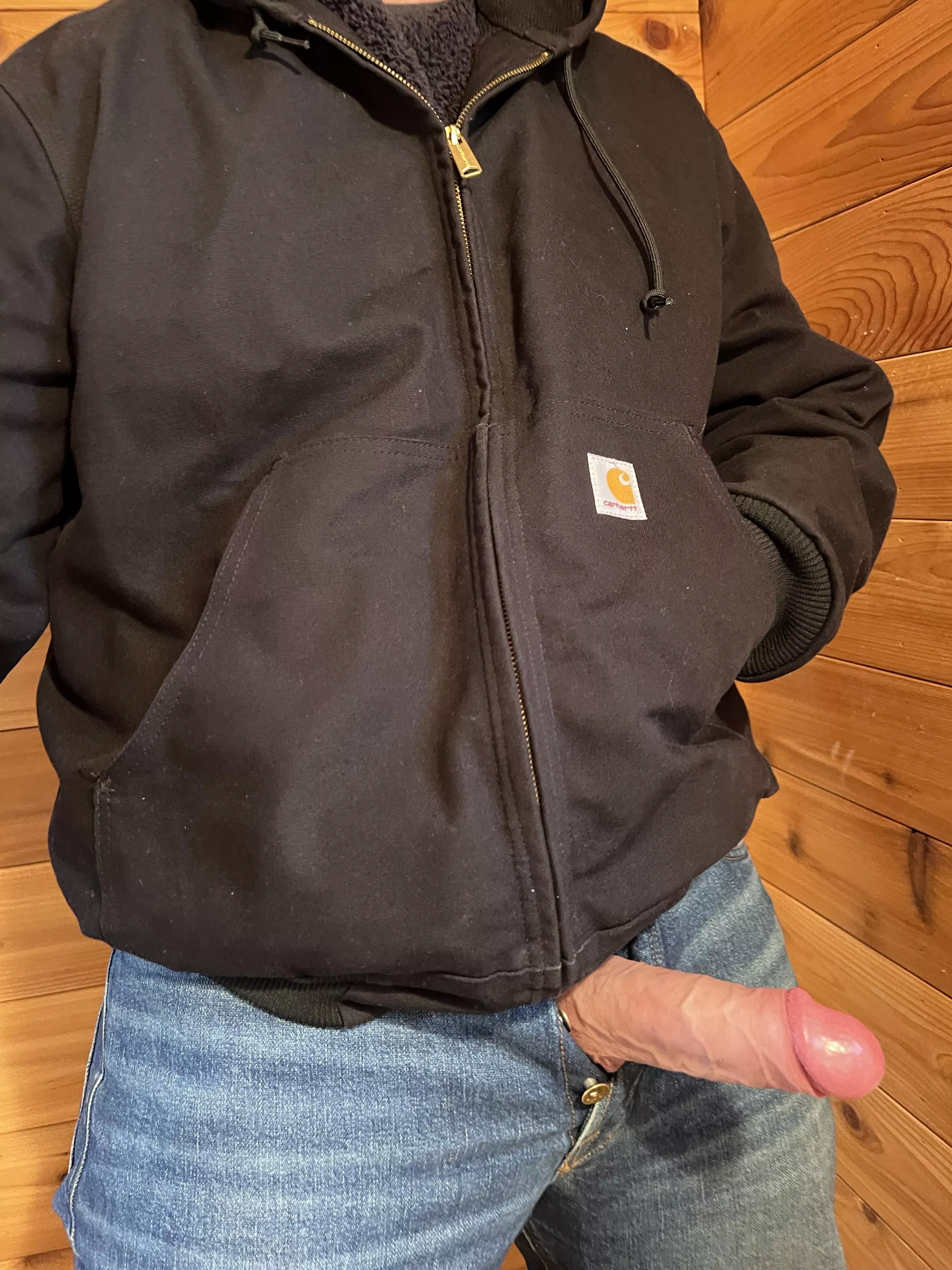 [38] Another hard day at work ;) What would you do if your contractor was 6’5” and packing? #bwc posted by Emergency_Nebula2359