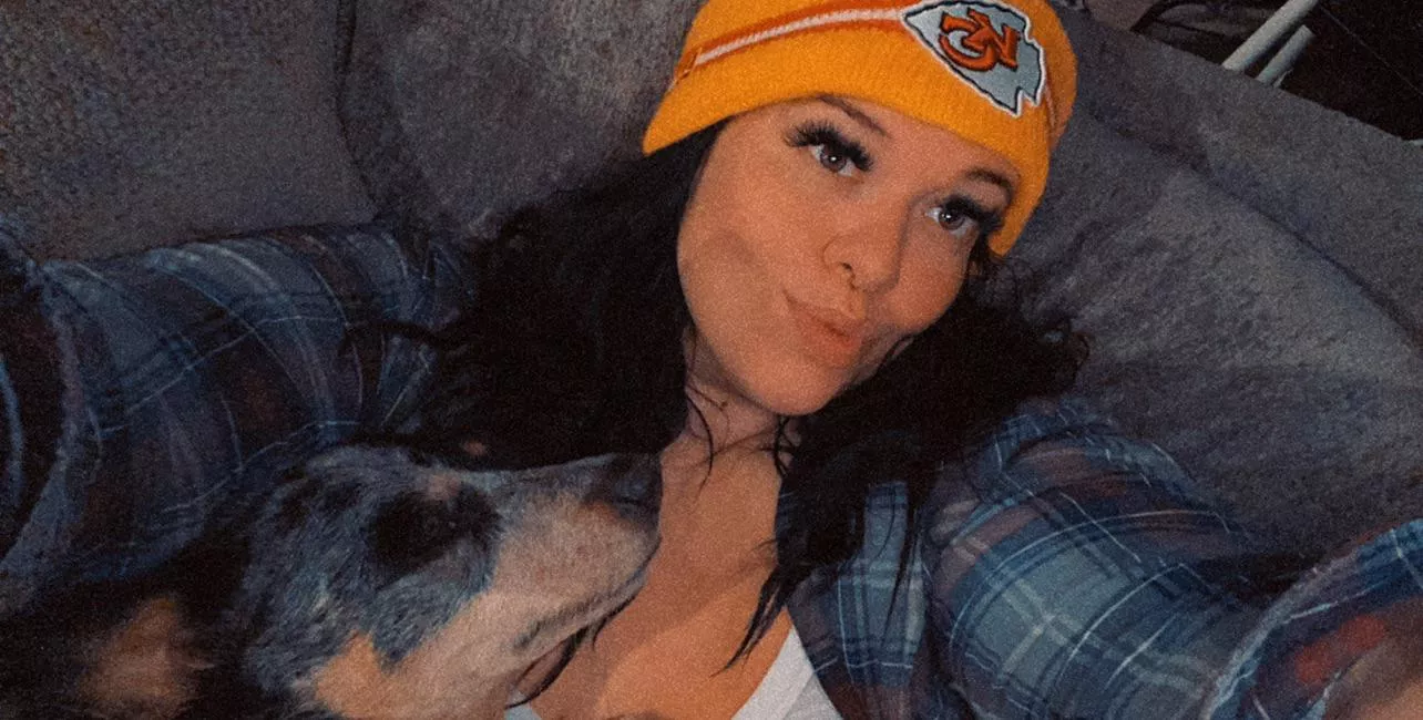 a sweet pupper selfie for your monday 😍 he smiles when he cuddles me  posted by Brilliant_Etiquette