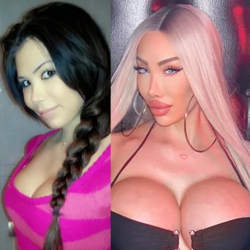 Before or after? by Luxury_Plastic_Doll