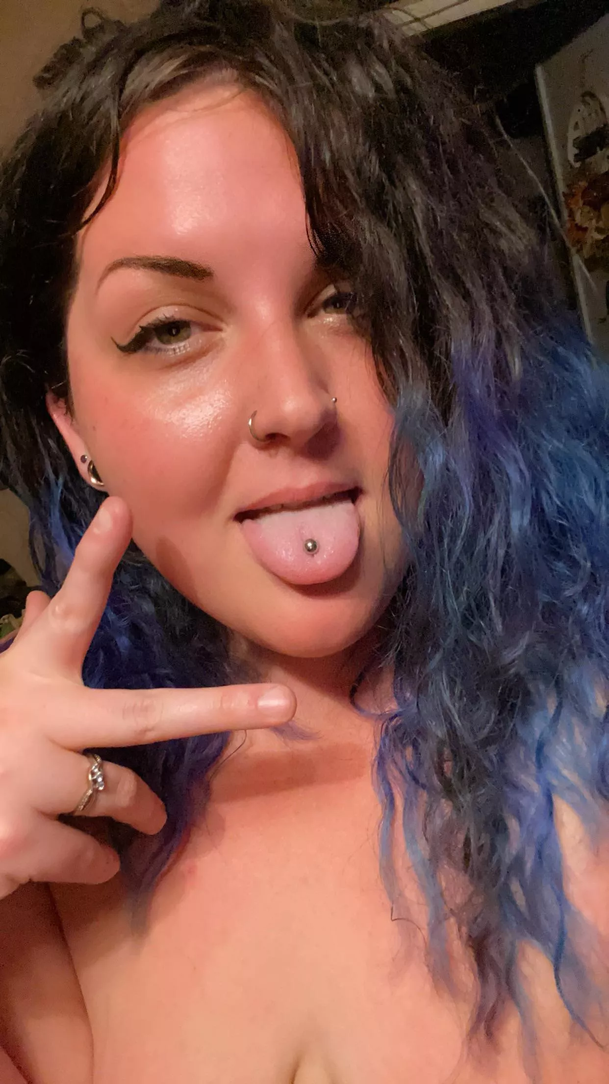 Blue Bombshell 💙🦋🫐💦 posted by Lacy_Vixen