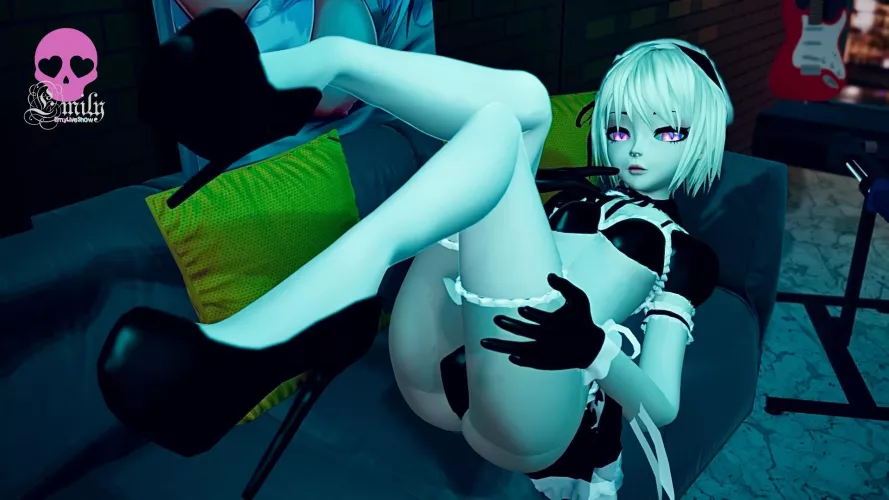 Come closer, I won’t bite (probably) 😈 https://chaturbate.com/emyliveshow by EmyLiveShow