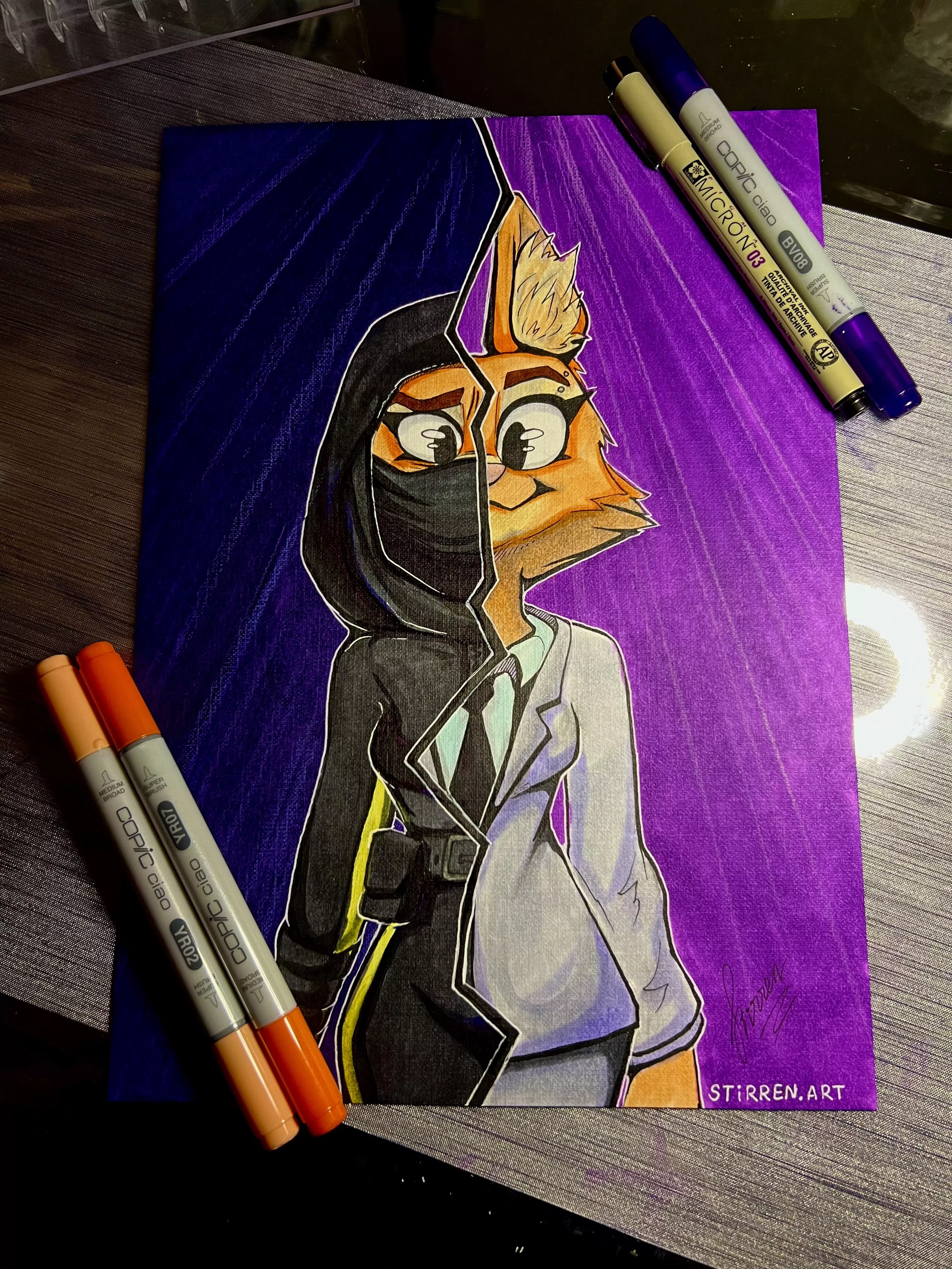 Crimson Foxington (art by me) posted by stirren34