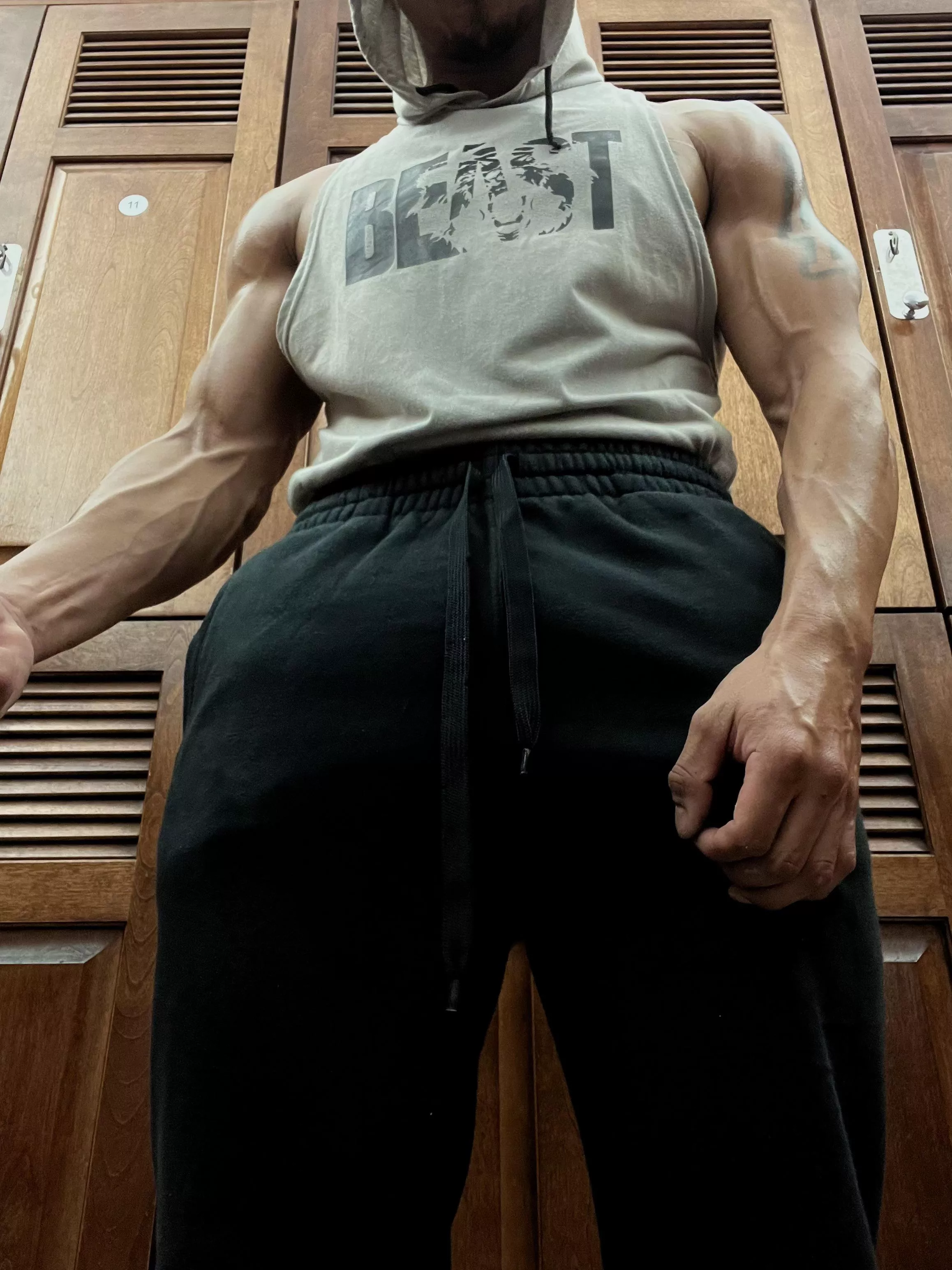 Finally wore some sweats to the gym  posted by AdonisFit69