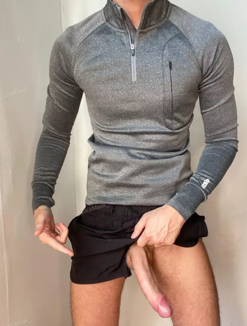 Give my dick after the gym a rate by JackMask_