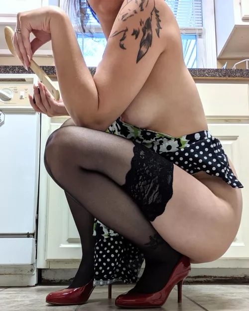 How do we feel about Thigh highs and Heels? by Velvet_Liz