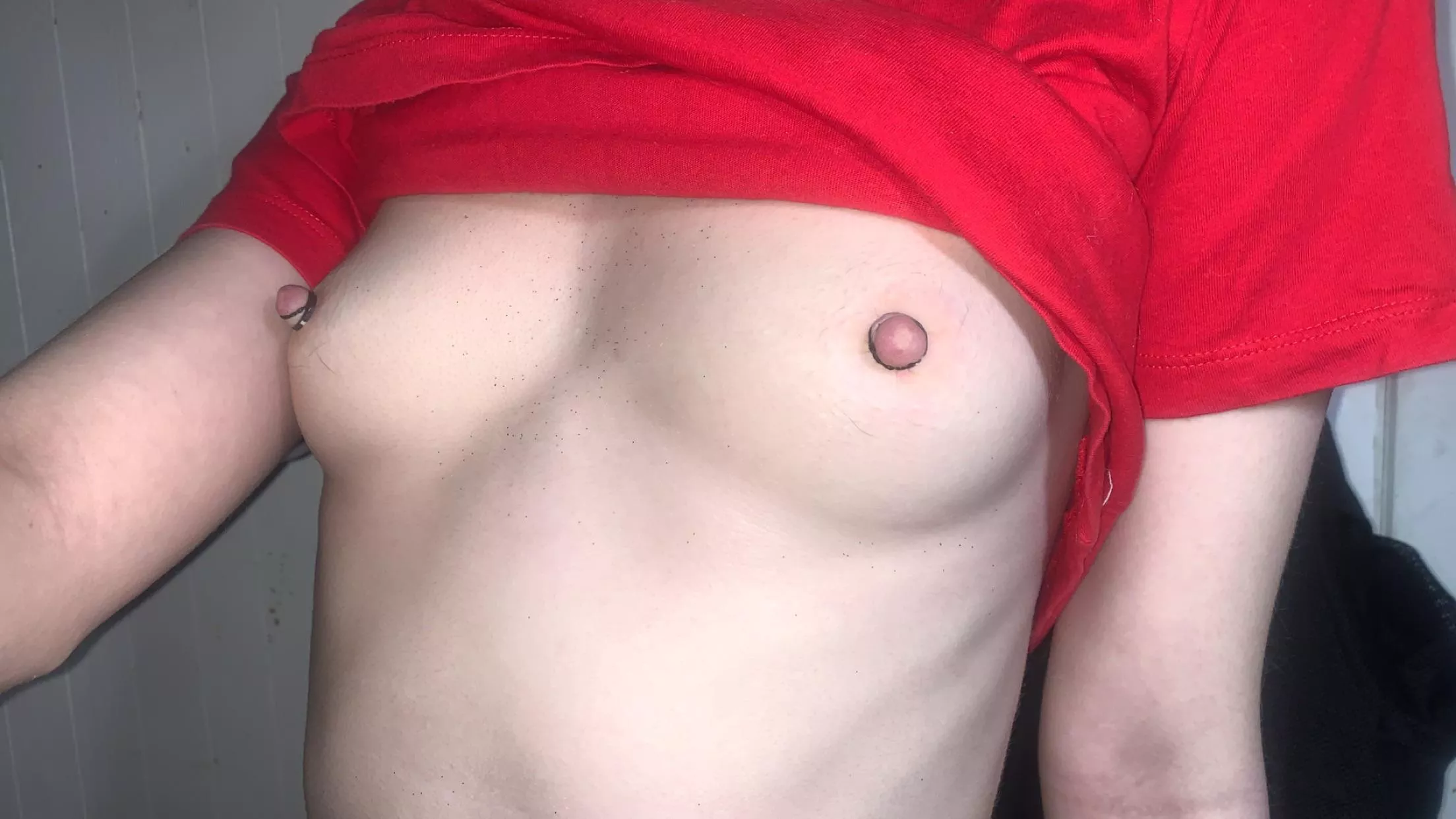 I love tying of(f) my nips now 😋 posted by babyaliii