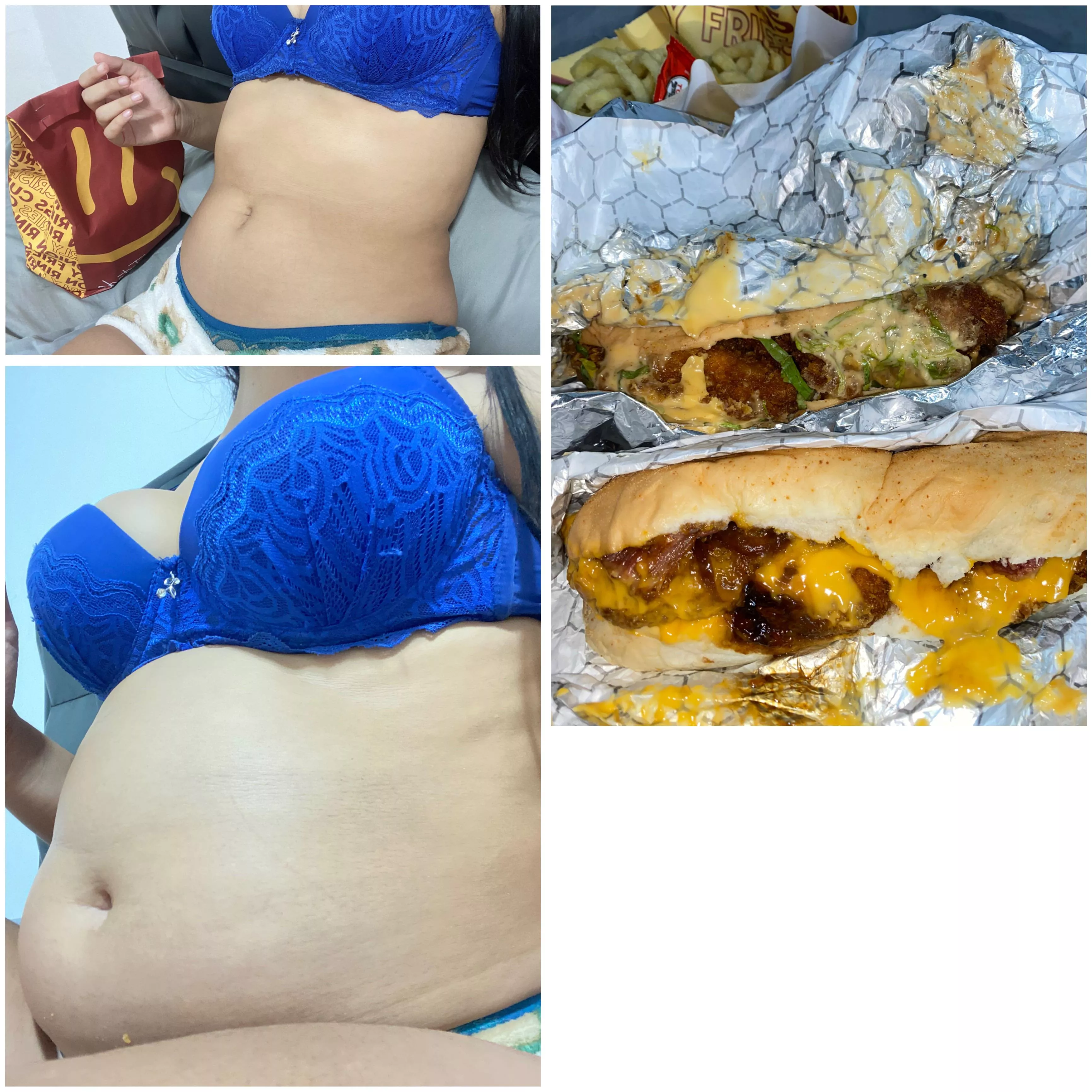 I was still hungry when I finished these 2 Sandwiches with fries. What would you feed me next? posted by AmericaMatheus