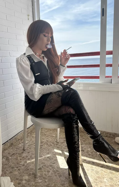 Keeping busy, but my boots do need a clean!  by Kinks2307