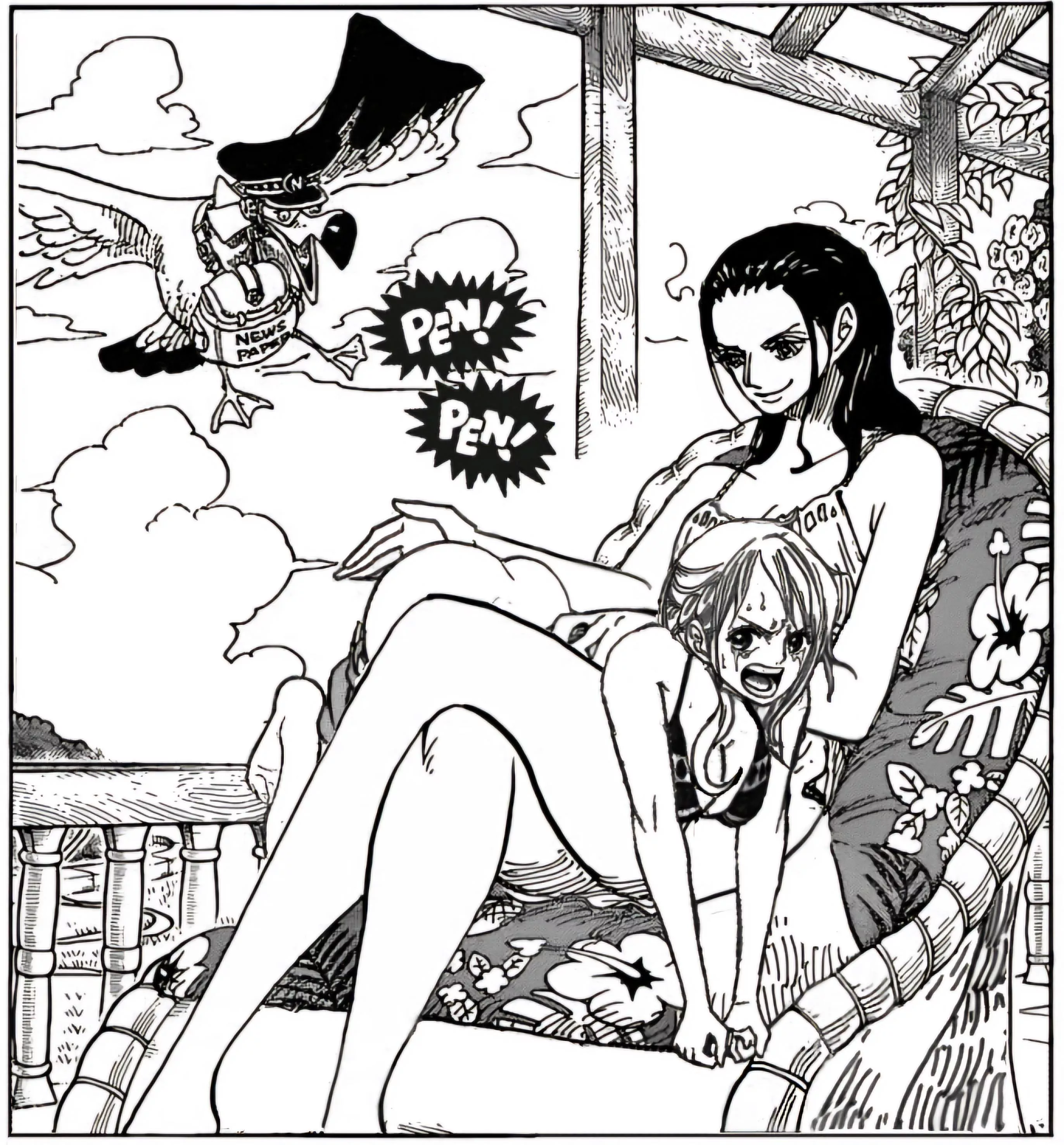 Mommy Robin teaching Nami some manners 👋😵‍💫🥵 posted by une_piece