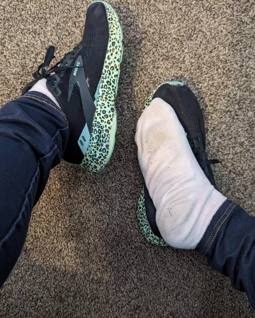 [Selling][F] Worn over a week! Extremely sweaty and dirty after all these long work shifts. They're worth it! by DevotedTM