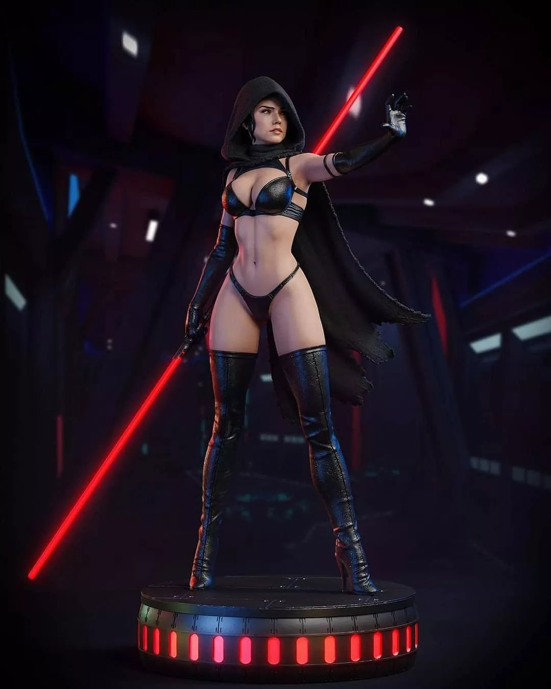 Sith Rey (3D figure, found on fb swgoh group)  posted by Ok_Classic_3429