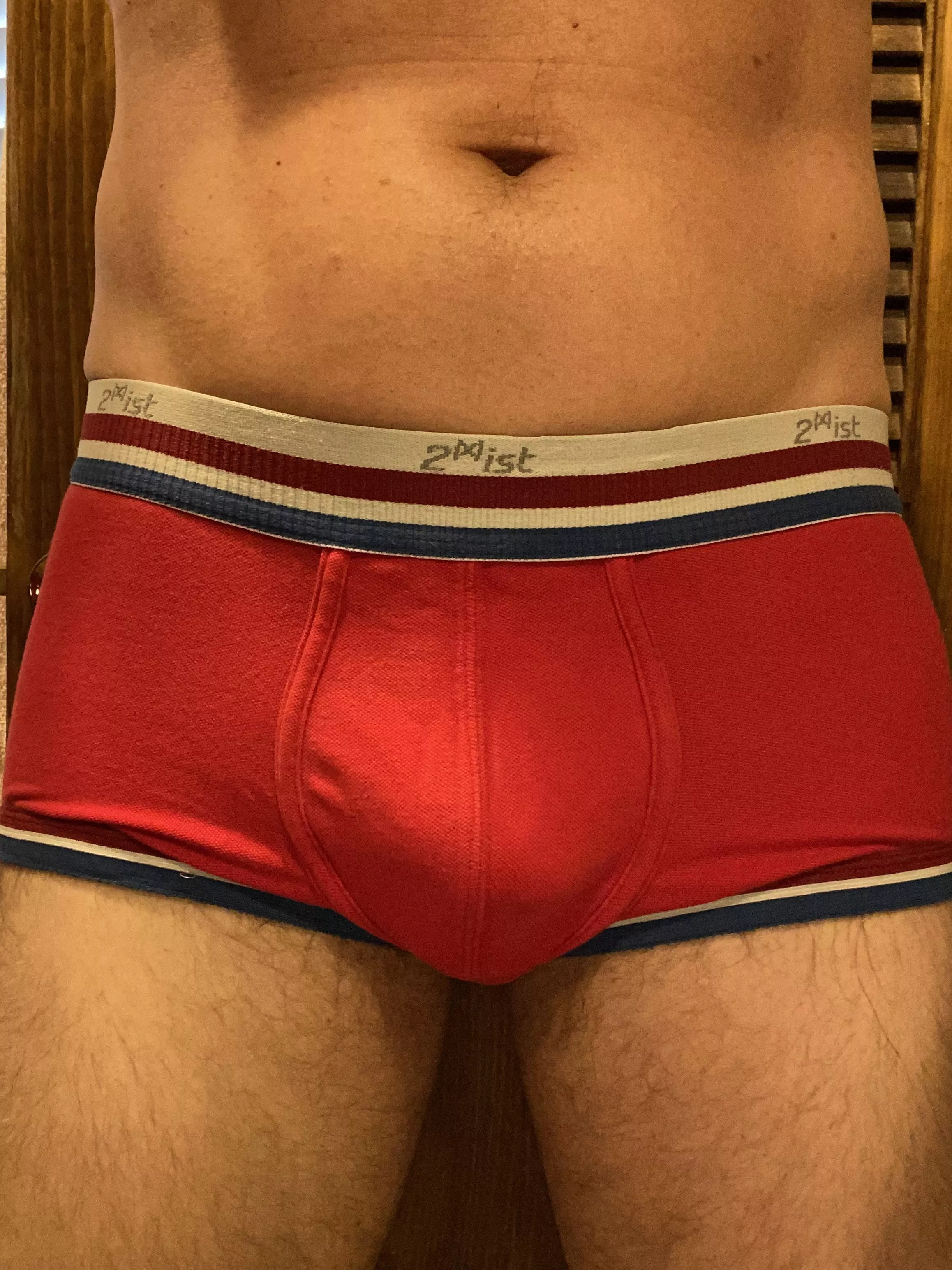 Today’s pair. Red 2(x)ist posted by altfitdad