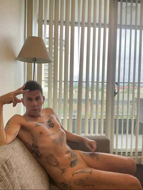 Trying to stay cool by NakedRuss78