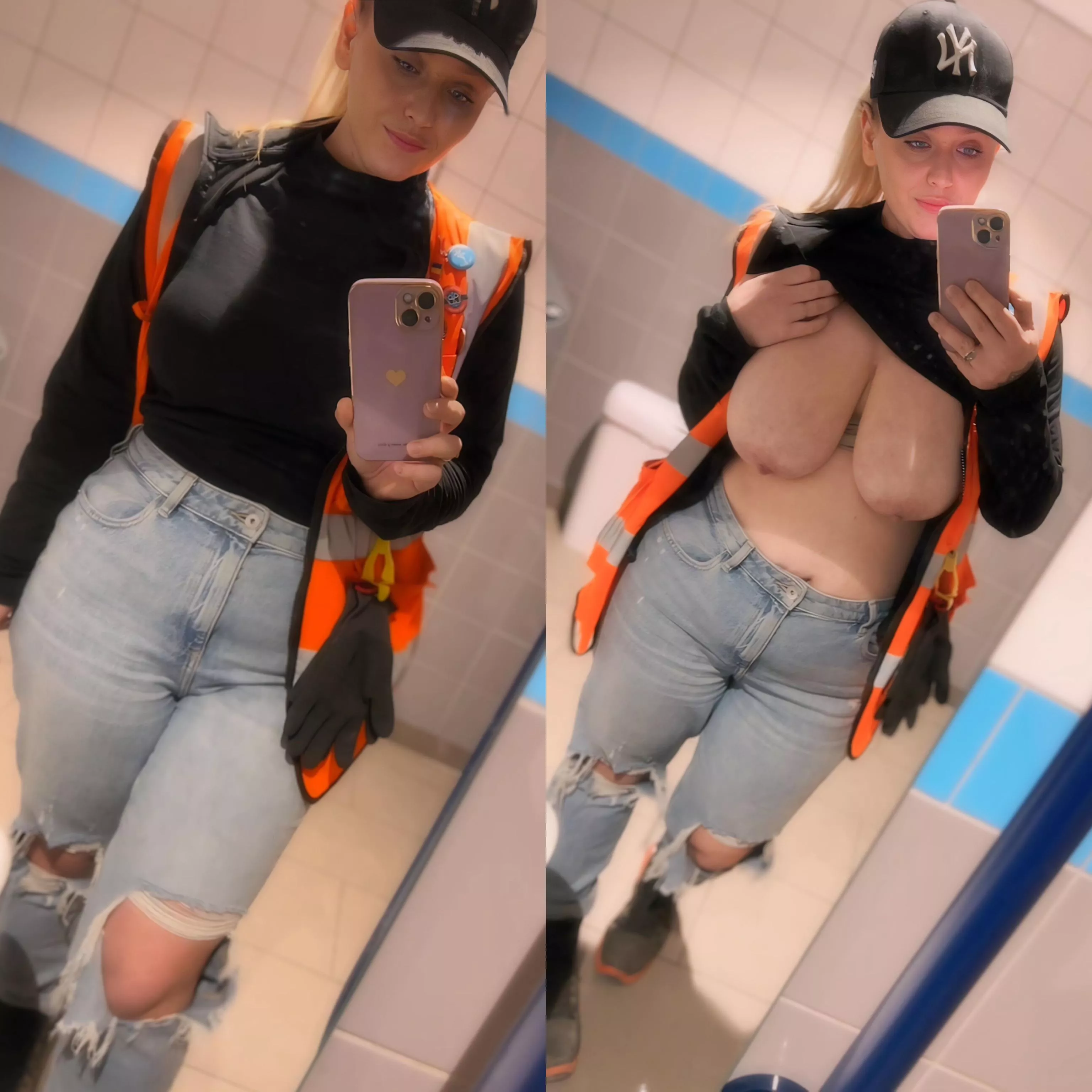 What my work colleagues see VS what you guys see 😏 posted by ewalexi