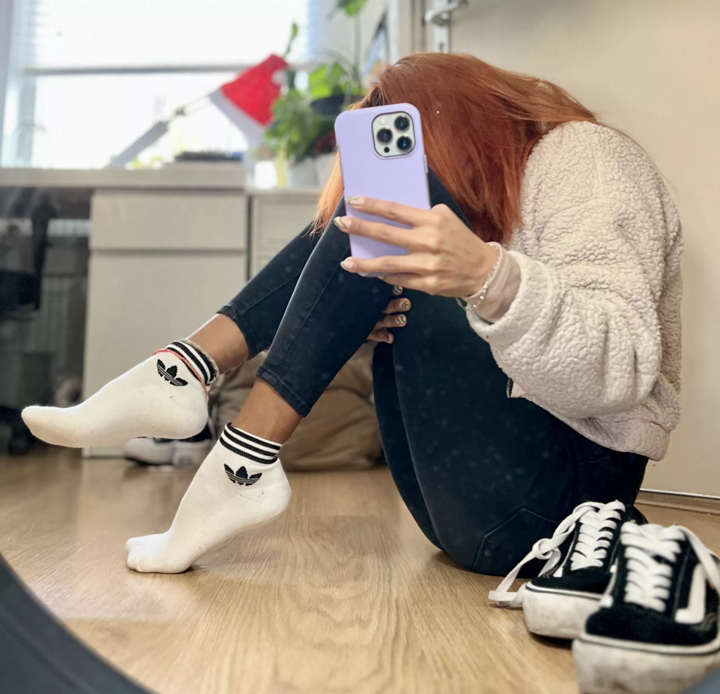 You love my dirty Adidas socks? [F] posted by isa_stillsinning