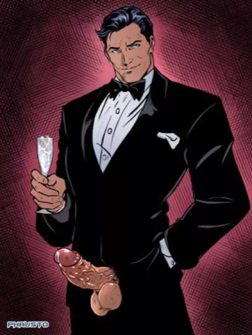 You run into Bruce Wayne at his party and he takes you to a different room away from everyone.  You getting on your knees? (phausto) by KSB353