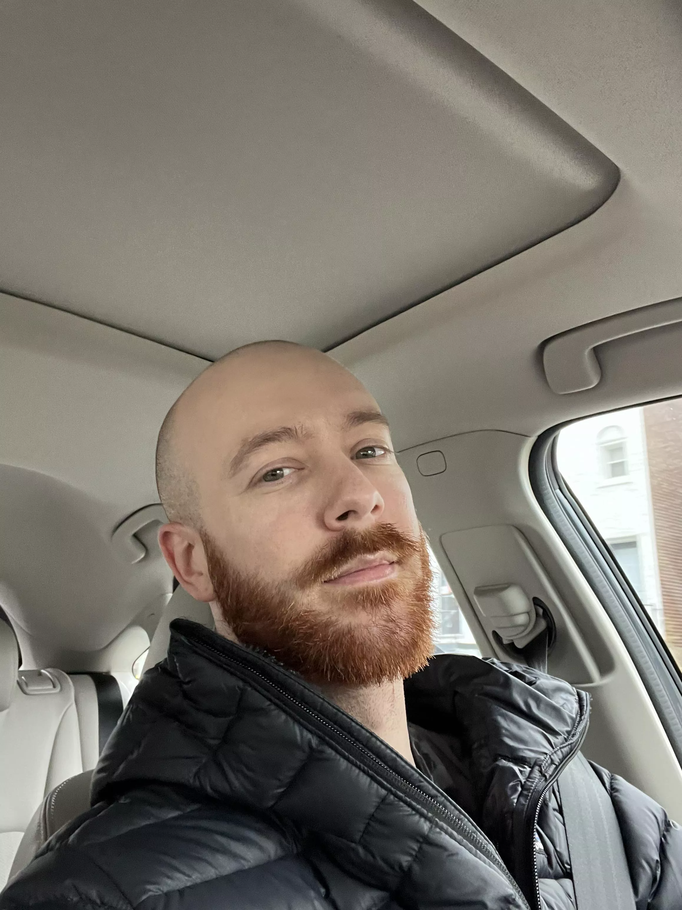 Am I pulling off the shaved head look? posted by fascinogenic