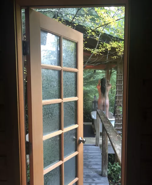 bliss is a bath in the woods 🧚🏽‍♀️ by pnwvixxxen