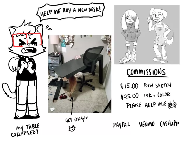 EMERGENCY COMMISSIONS (Art by me) by srcpcsoha_1