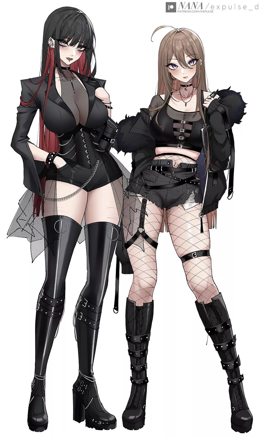 Goth Zenith & Nana  posted by CheetahSperm18