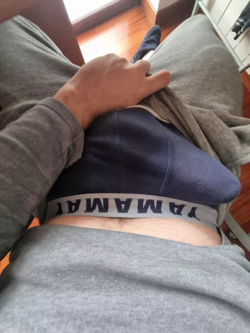 I send you this pic by mistake. What would you do ?  by ItalianBigDick