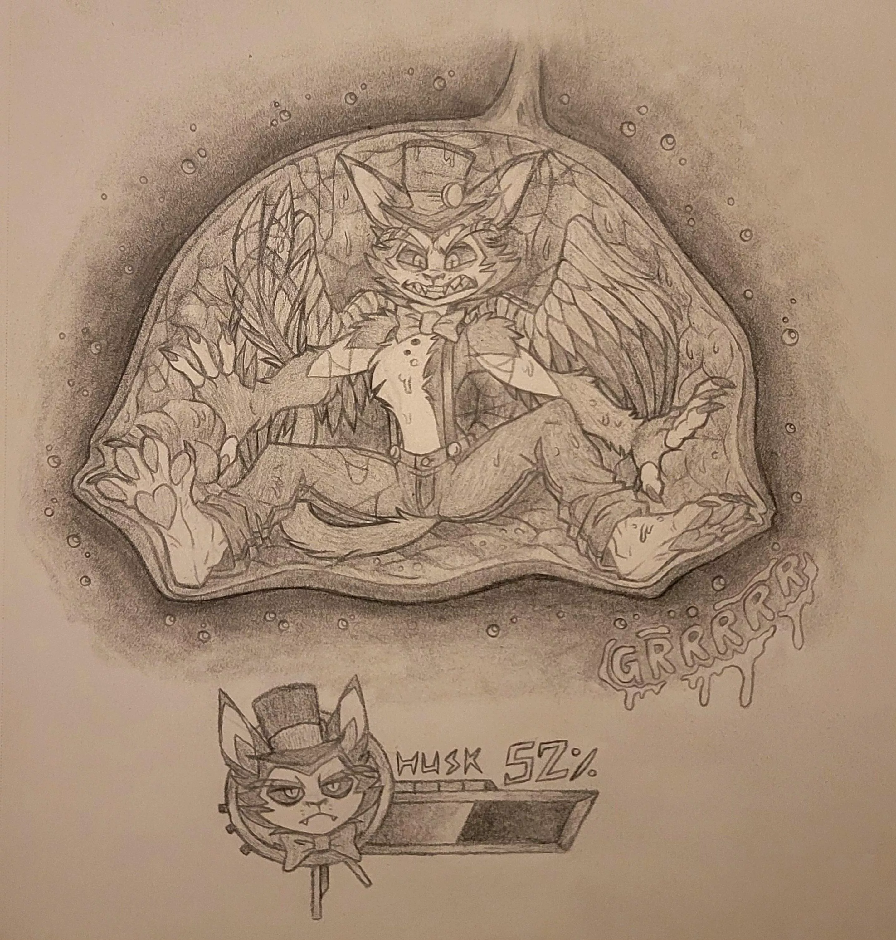 {Image} Here's another vore internal, this time featuring Husk (Art by Me) [Soft] [Oral] posted by RubenSpicyEdition