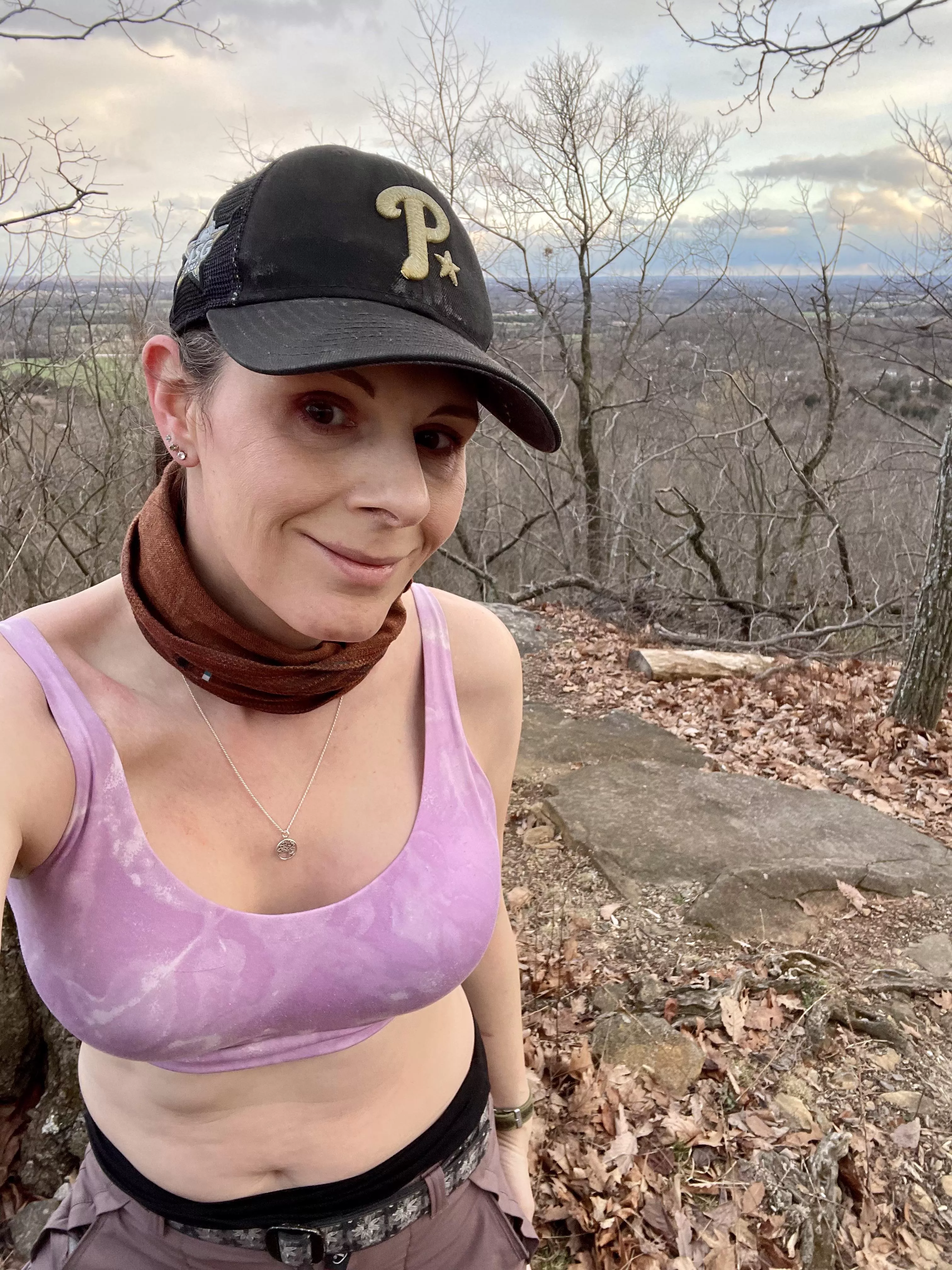 Keeping my beautiful breasts safe & secure while hiking 🩷42F posted by TheRealAutumnGoddess