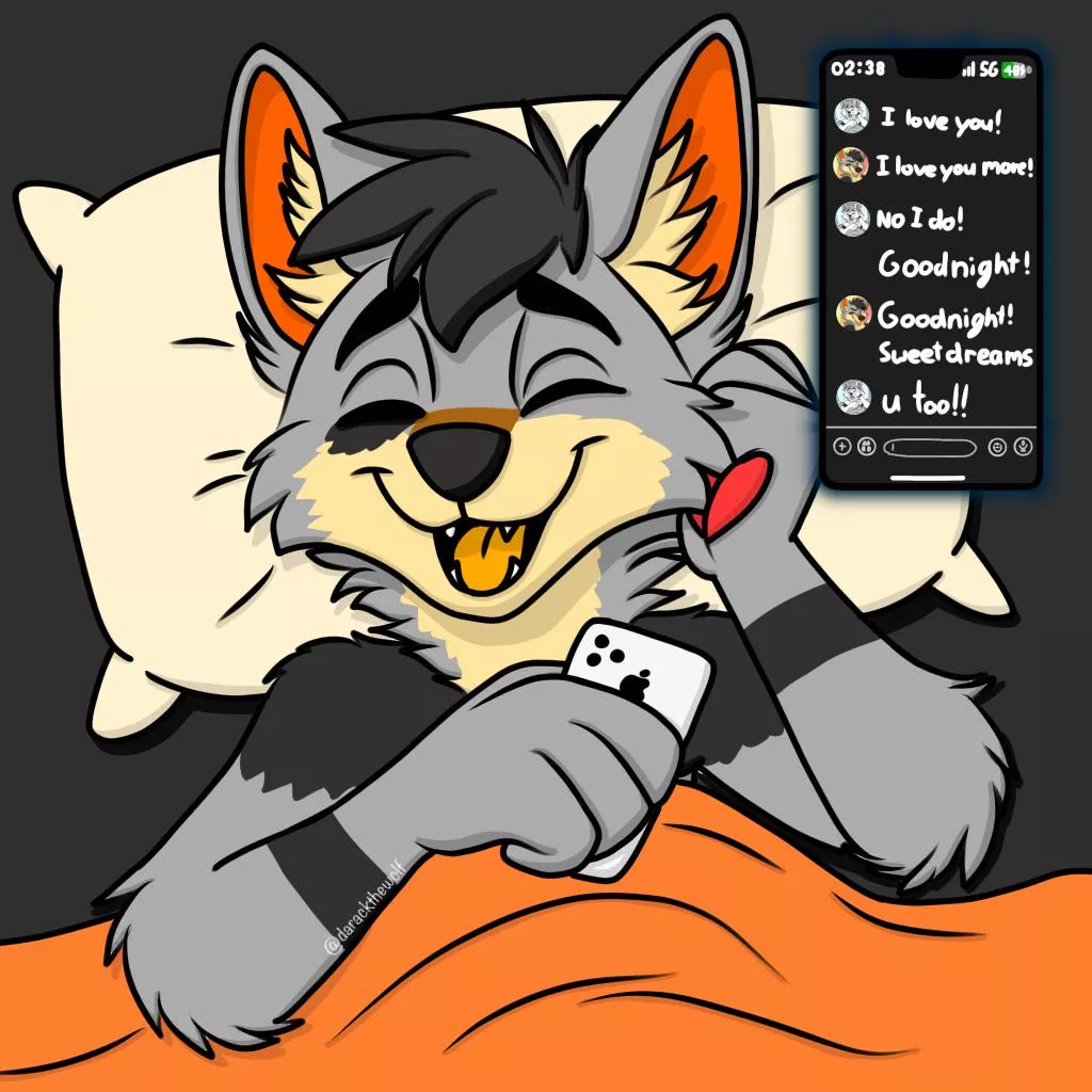 Late night talk 🌙 posted by KatFurry4