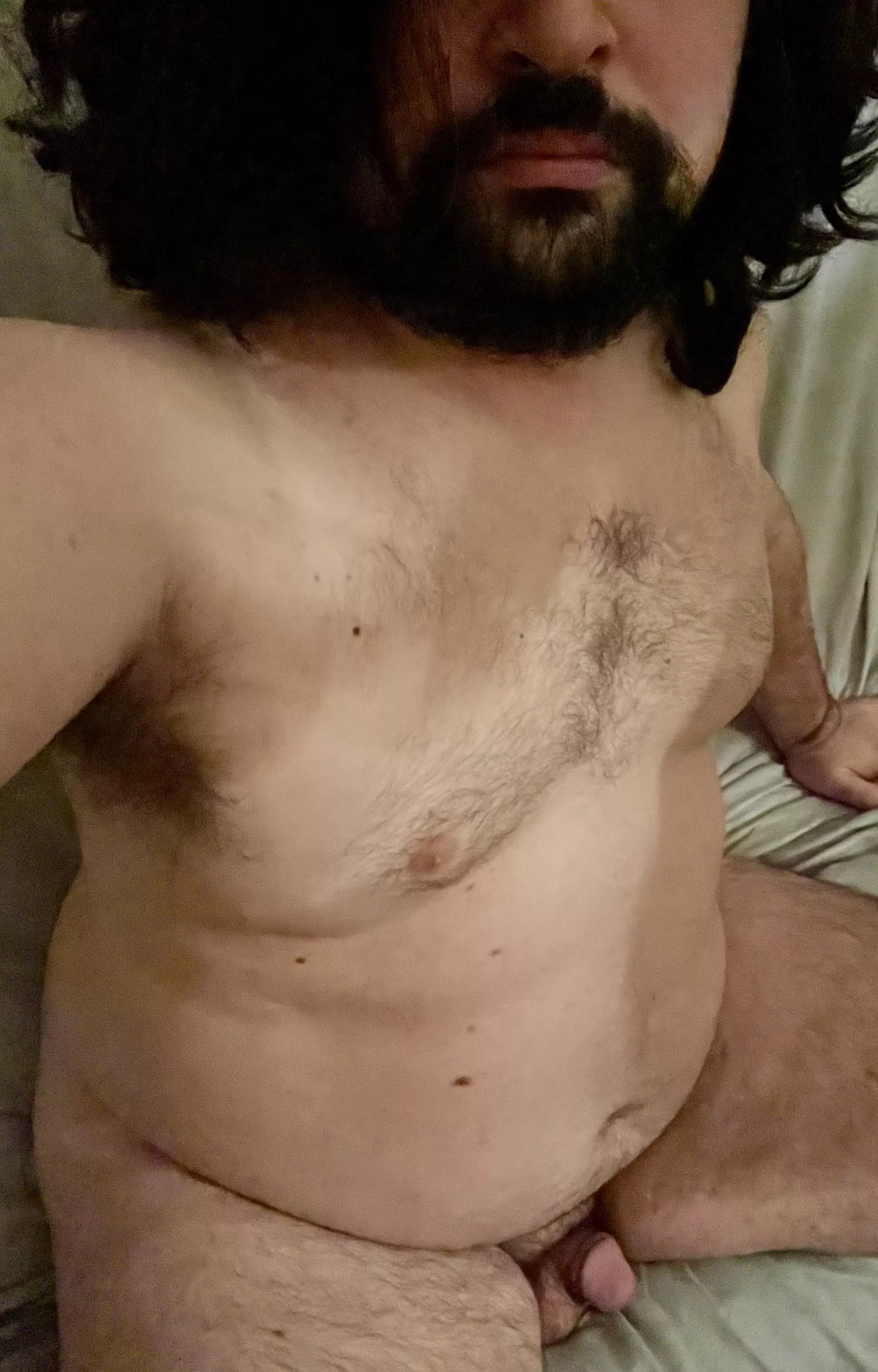 (M35/5’7”/235lbs) This is my normal nude, and I’m practicing acceptance. posted by shortfallx00