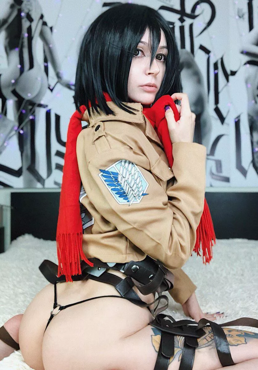 Mikasa from Attack on Titans by Purple Bitch  posted by im_purplebitch