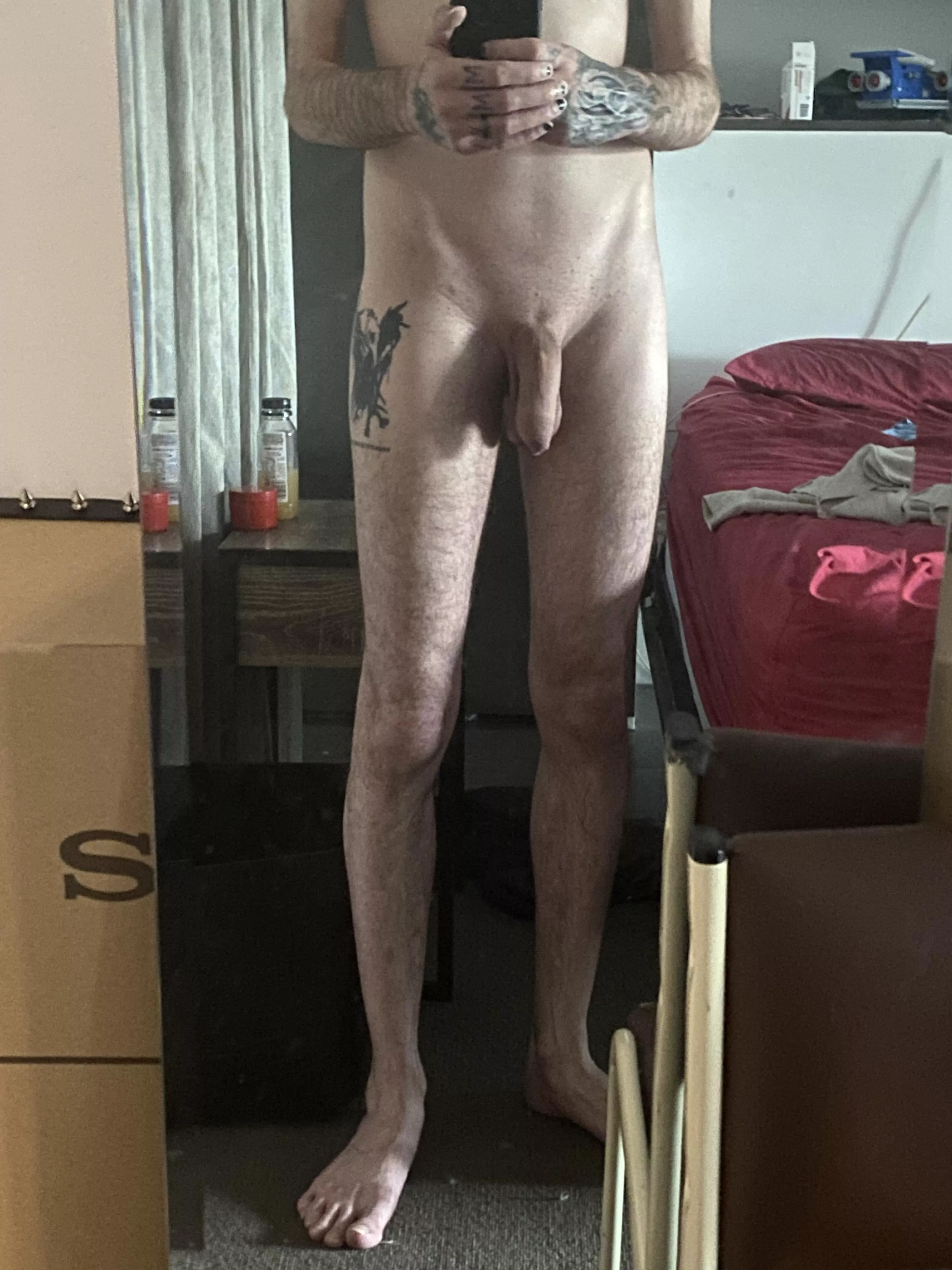 Not sure if otter or twink, but I found a use for my friends mirror so posted by IllustratorIcy8094