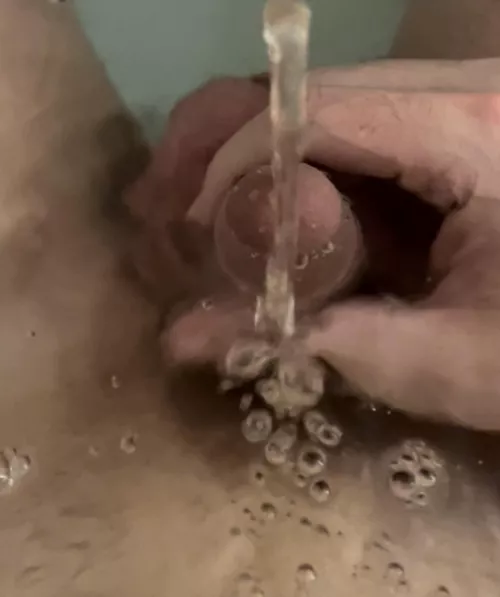 Pissing in the tub by Silver_Warning_802