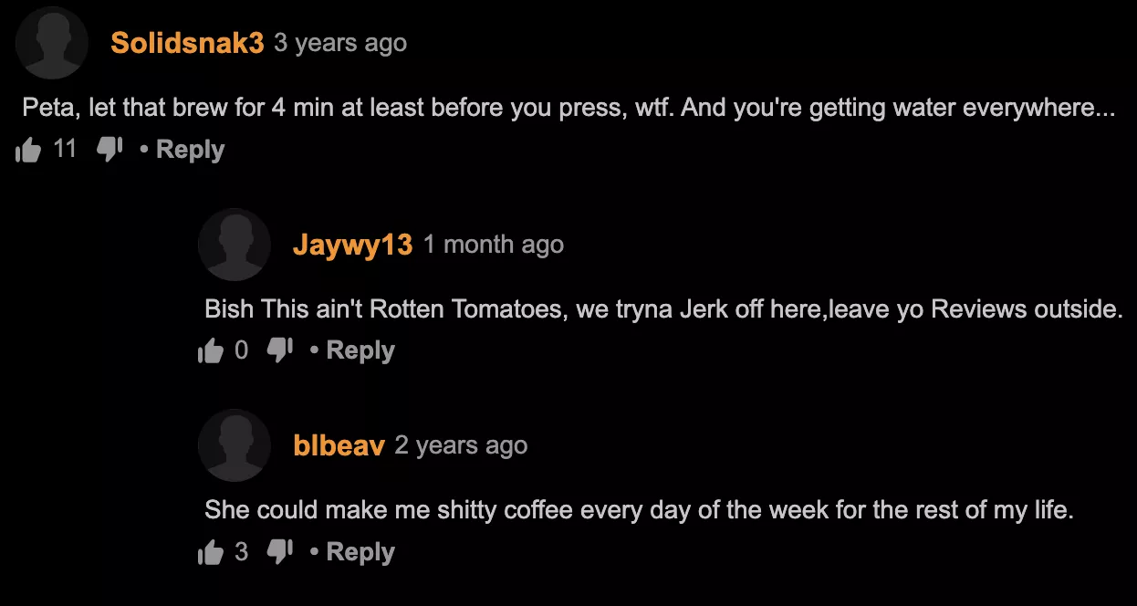 Shitty coffee, water everywhere posted by BOGMTL