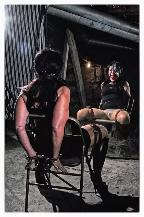 Steel bondage chair tie... posted by MonoGlover