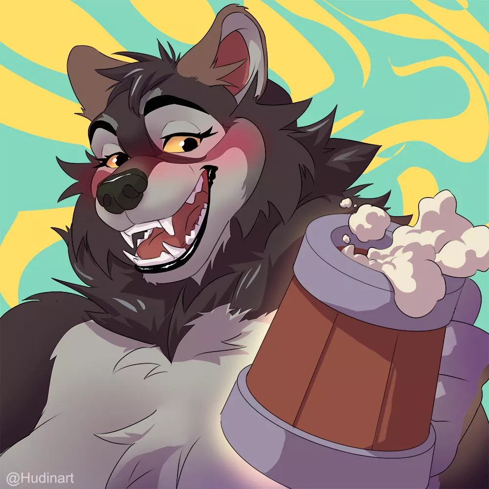 Valeria, icon commission for BioNet on telegram - art by me (hudinart) posted by hudinart