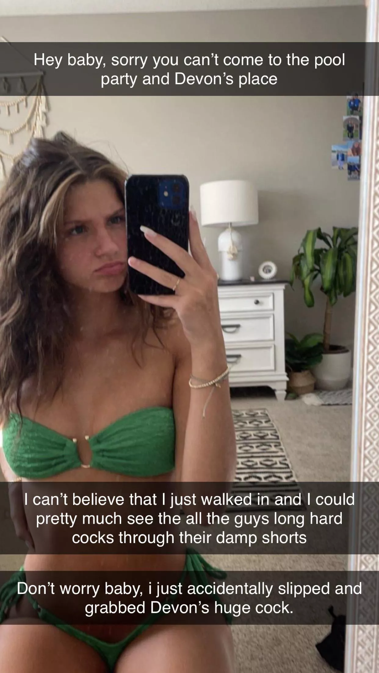 What would you do to her at the pool party? posted by Careful_Tax9079