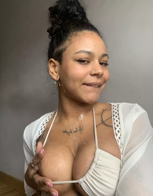 When I received a portion of cream after the beach and was happy by Bawdycollect715