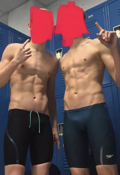 19 straight swim buds for chill bromance + show off 🫵👀 add gymjosh1919 by joeyt19962022