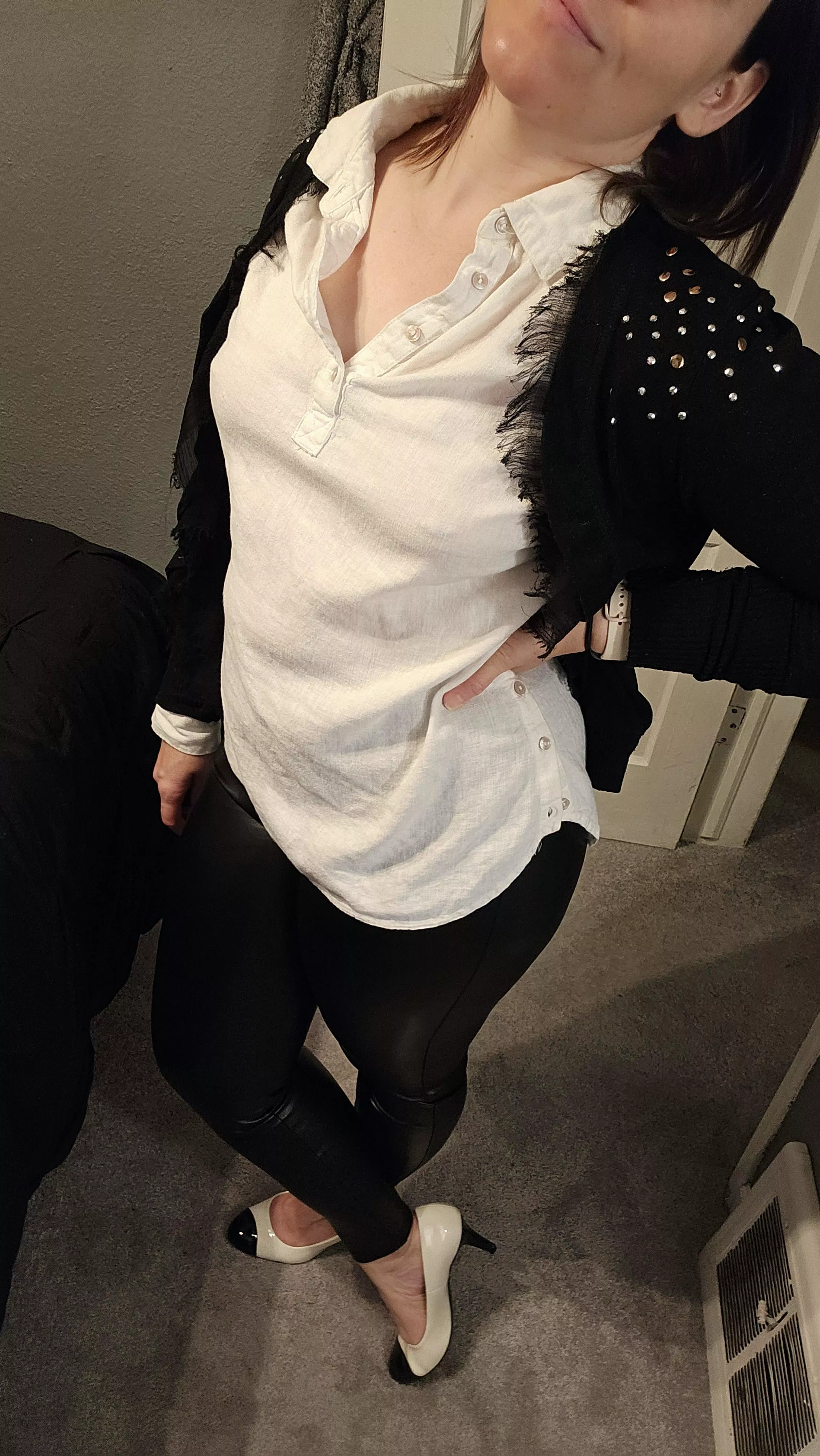 A thin white shirt to show off a little  posted by StoryOfAGemini