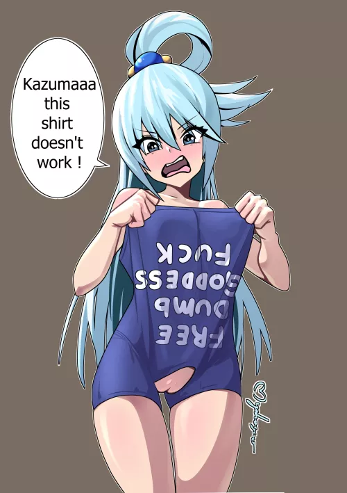 Aqua's new shirt! by AlKo96